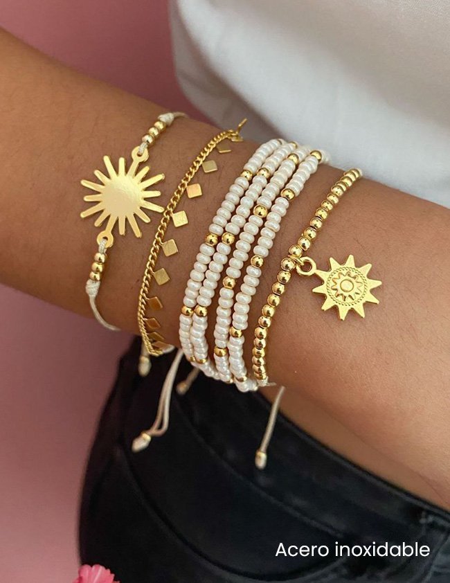 Set de pulseras solar vista 2