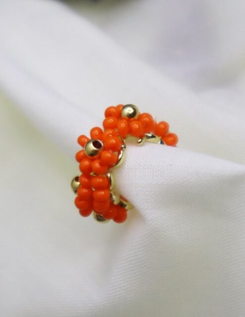 earcuff naranja