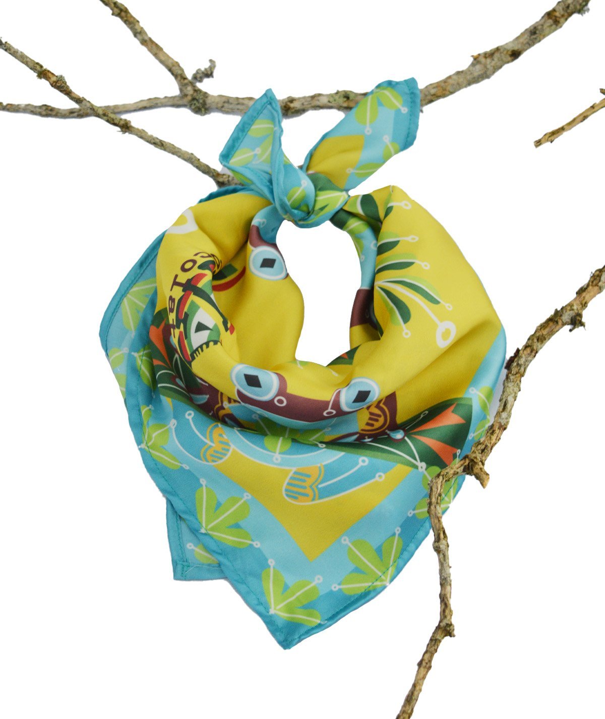 Pañoleta rana chocolate de antioquia